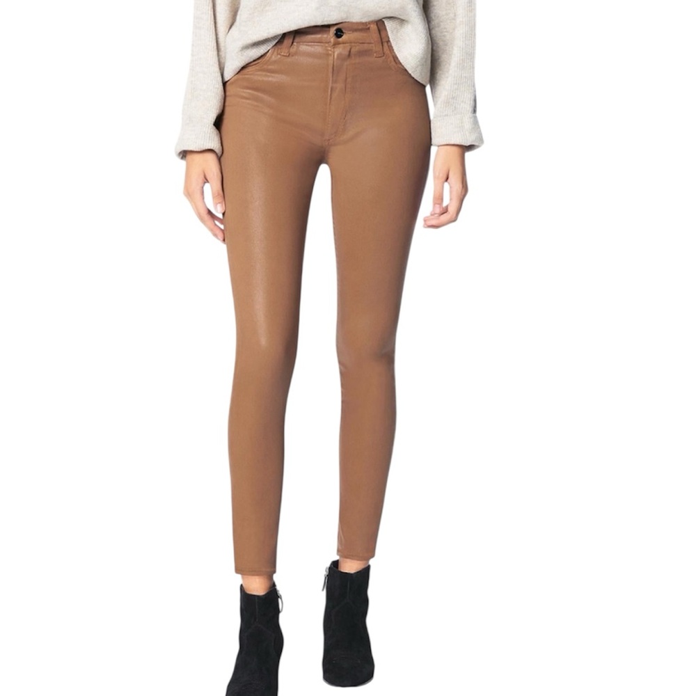 Joe's Jeans Womens The Charlie High Rise Ankle Skinny Jeans size 27 brown